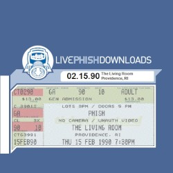 1990-02-15: The Living Room, Providence, RI, USA