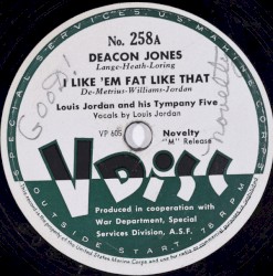 Deacon Jones / I Like ’em Fat Like That / Take Me Out to the Ball Game / Good Enough to Keep