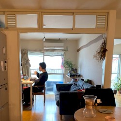 I’m drinking coffee while listening to a sound I made yesterday