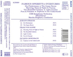 Famous Operetta Overtures