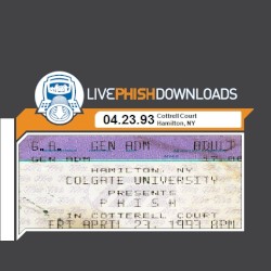 1993-04-23: Cottrell Court, Reid Athletic Center, Colgate University, Hamilton, NY, USA