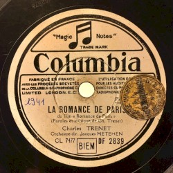 La Romance de Paris / Un rien me fait chanter