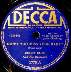 Don’t You Miss Your Baby? / Topsy