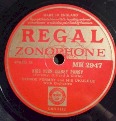 Sitting Pretty With My Fingers Crossed / Kiss Your Mansy Pansy