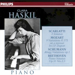 Scarlatti / Mozart / Schumann / Beethoven