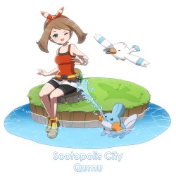 Sootopolis City (from "Pokémon Ruby and Sapphire")