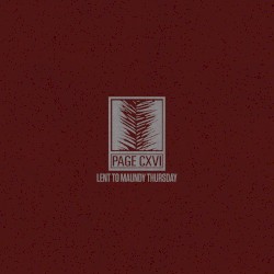 Lent to Maundy Thursday