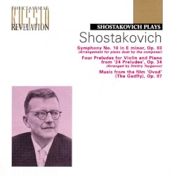 Shostakovich Plays Shostakovich