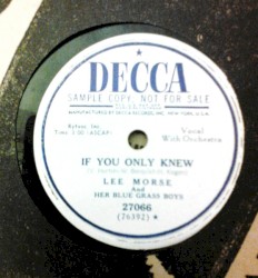 If You Only Knew / Lonesome Darlin'