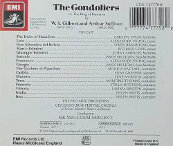 The Gondoliers (Glyndebourne Festival Chorus, Pro Arte Orchestra feat. conductor: Sir Malcolm Sargent)
