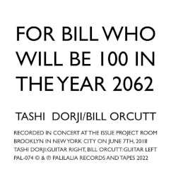 For Bill Who Will Be 100 in the Year 2062
