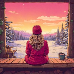 a crisp winter chill