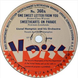 One Sweet Letter From You / Sweethearts on Parade / I Surrender Dear