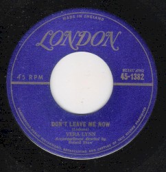 Don't Leave Me Now / You Won't Forget Me