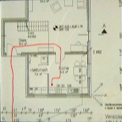 Wegbeschreibung zum Kühlschrank