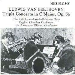 Triple Concerto in C major, op. 56