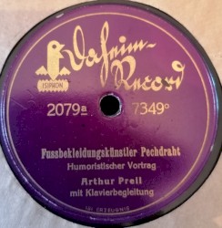 Fussbekleidungskünstler Pechdraht / Eckensteher Pampel