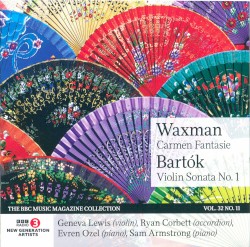 BBC Music, Volume 32, Number 11: Waxman: Carmen Fantasie / Bartók: Violin Sonata no. 1