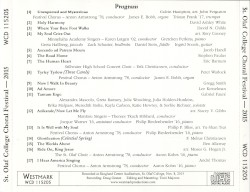 The 113th Annual St. Olaf College Choral Festival