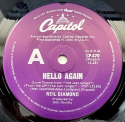 Hello Again (Love Theme from “The Jazz Singer”)