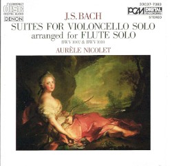 Suites for Violoncello Solo Arranged for Flute Solo