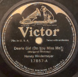 Dearie Girl (Do You Miss Me?) / That's the Song of Songs for Me