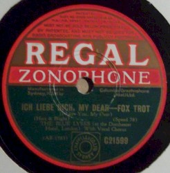 Ich liebe Dich, My Dear / Just an Echo in the Valley