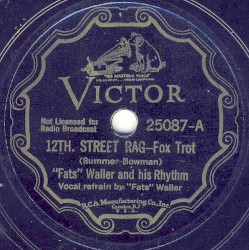 12th Street Rag / Sweet Sue