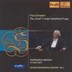 Symphony No. 9, “Great” (Staatskapelle Dresden Edition, Vol. 7)