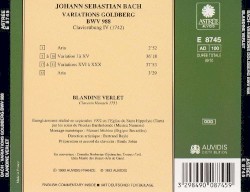 Variations Goldberg BWV 988