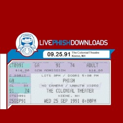1991-09-25: The Colonial Theatre, Keene, NH, USA