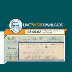 1992-05-09: The Syracuse Armory, Syracuse, NY, USA