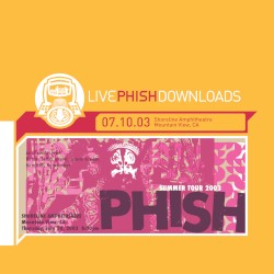 2003-07-10: Shoreline Amphitheatre, Mountain View, CA, USA