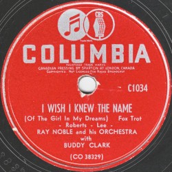 I Wish I Knew the Name (Of the Girl of My Dreams) / Serenade
