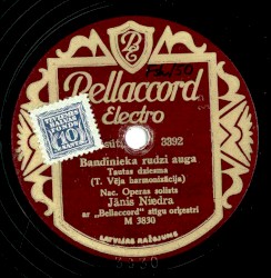 Bandinieka rudzi auga / Kulies pati, kungu rija