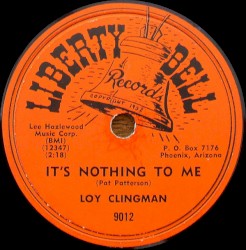 It's Nothing To Me / I'm Low, Low, Low