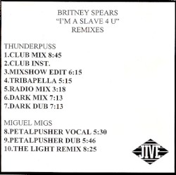I'm a Slave 4 U (Remixes)