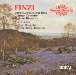 Love's Labours Lost Suite / Clarinet Concerto / Prelude / Romance