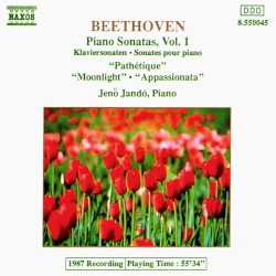 Piano Sonatas, Volume 1: “Pathétique” / “Moonlight” / “Appassionata”