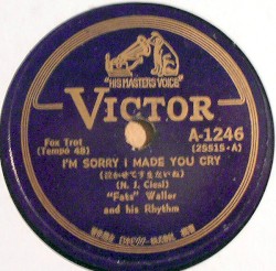 I'm Sorry I Made You Cry / Havin' a Ball