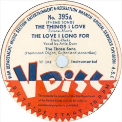 The Things I Love / The Love I Long For / Let Me Call You Sweetheart / Down by the Old Mill Stream