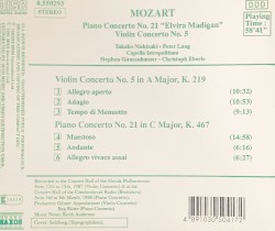 Piano Concerto no. 21 "Elvira Madigan" / Violin Concerto no. 5