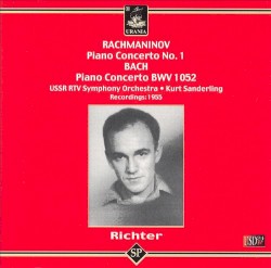 Rachmaninov: Piano Concerto No. 1 / Bach: Piano Concerto BWV 1052
