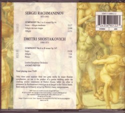Rachmaninov: Symphony no. 3 / Shostakovich: Symphony no. 6