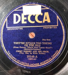 They're Either Too Young or Too Old / Star Eyes