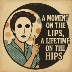 A Moment on the Lips a Lifetime on the Hips