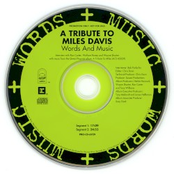 A Tribute to Miles Davis - Words and Music