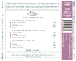 Complete String Quartets, Vol. 5: Quartet no. 2 / Quartet no. 6 / Quartet no. 11