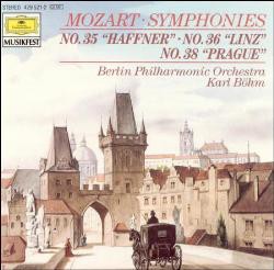 Symphonies No. 35 “Haffner”, No. 36 “Linz”, No. 38 “Prague”