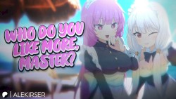 "How Can We Serve You, Master?" Two Maids Compete for Your Heart!